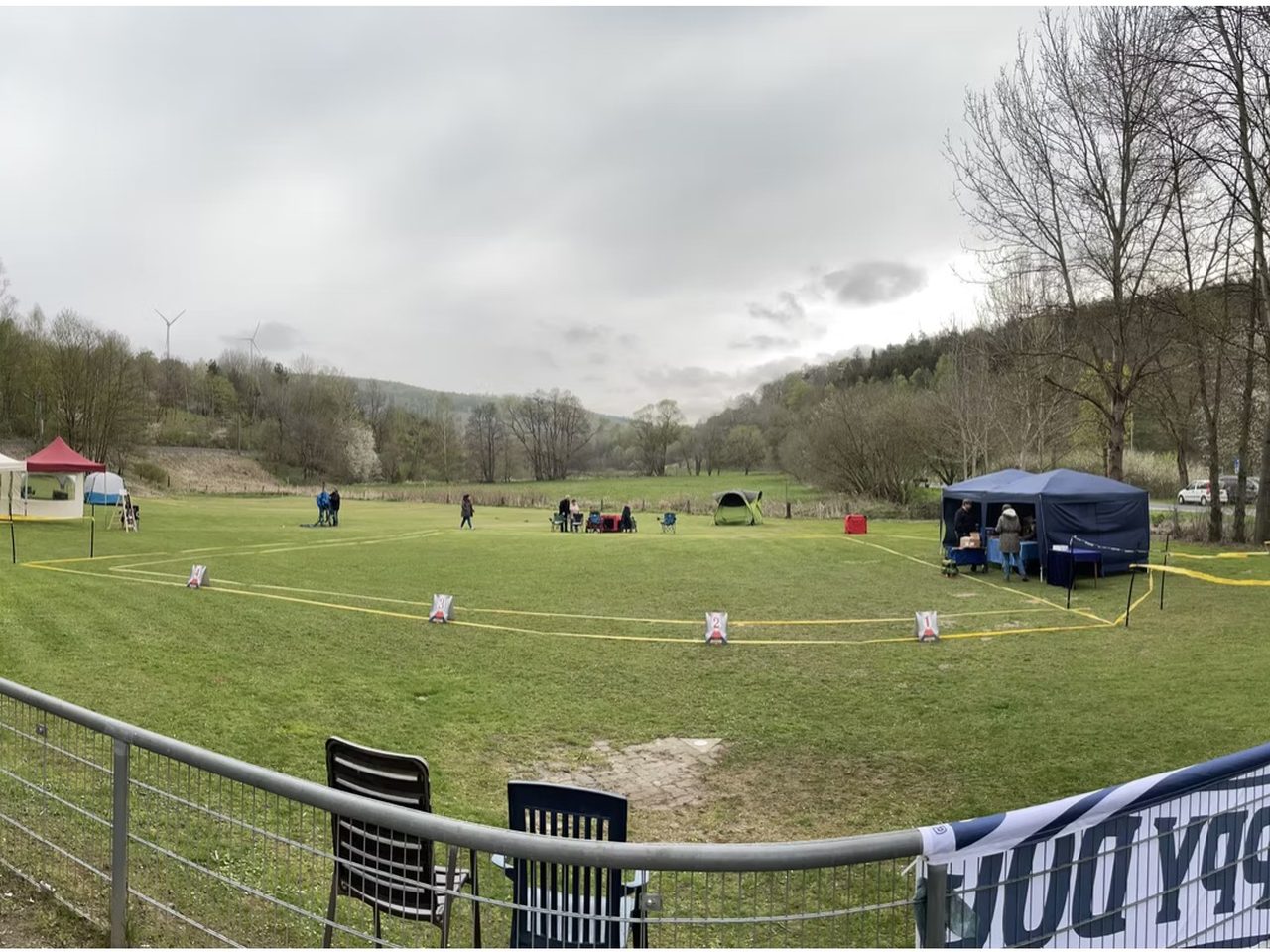 Blick auf das Vereinsgelände des SGHV-Lossetal